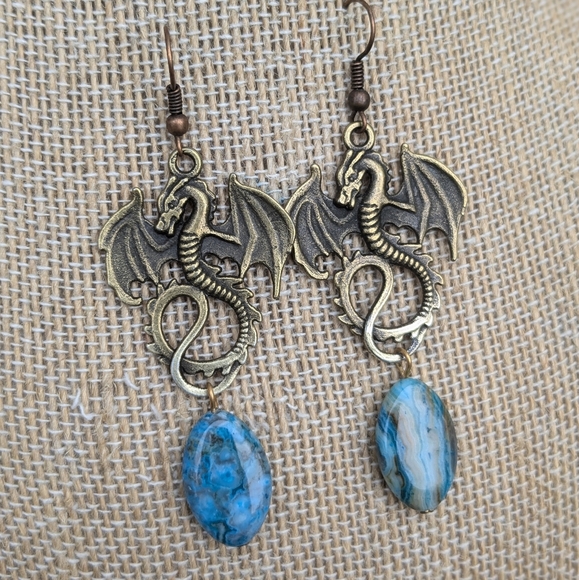 Dragon Earrings - Picture 5 of 10